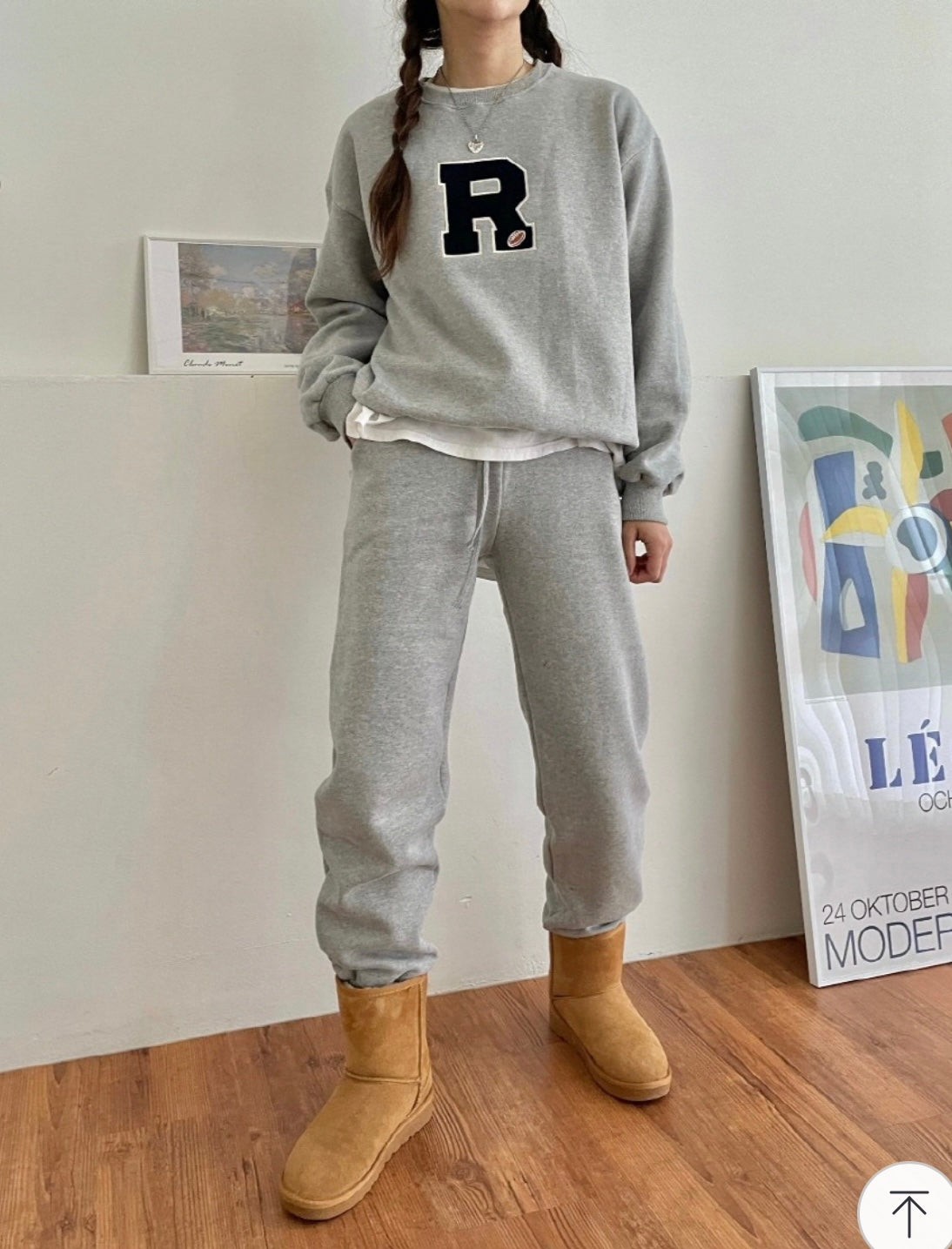 R Sweater Fleece Set