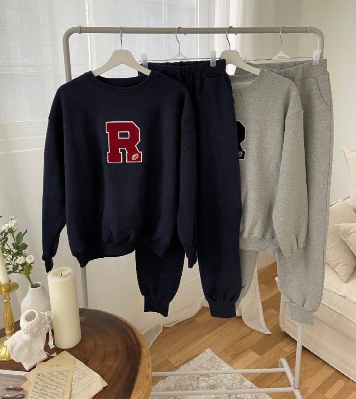 R Sweater Fleece Set