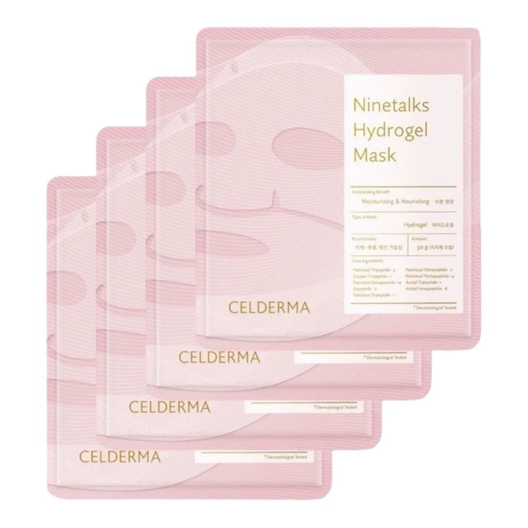 Celderma Ninetalks Hydrogel Facial Mask (30g*4)