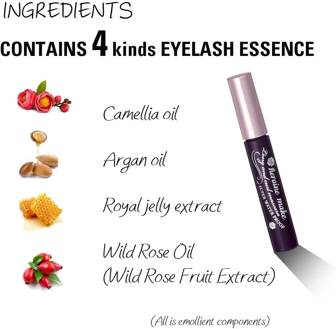 Kiss Me Heroine Make Long and Curl Mascara Super Waterproof