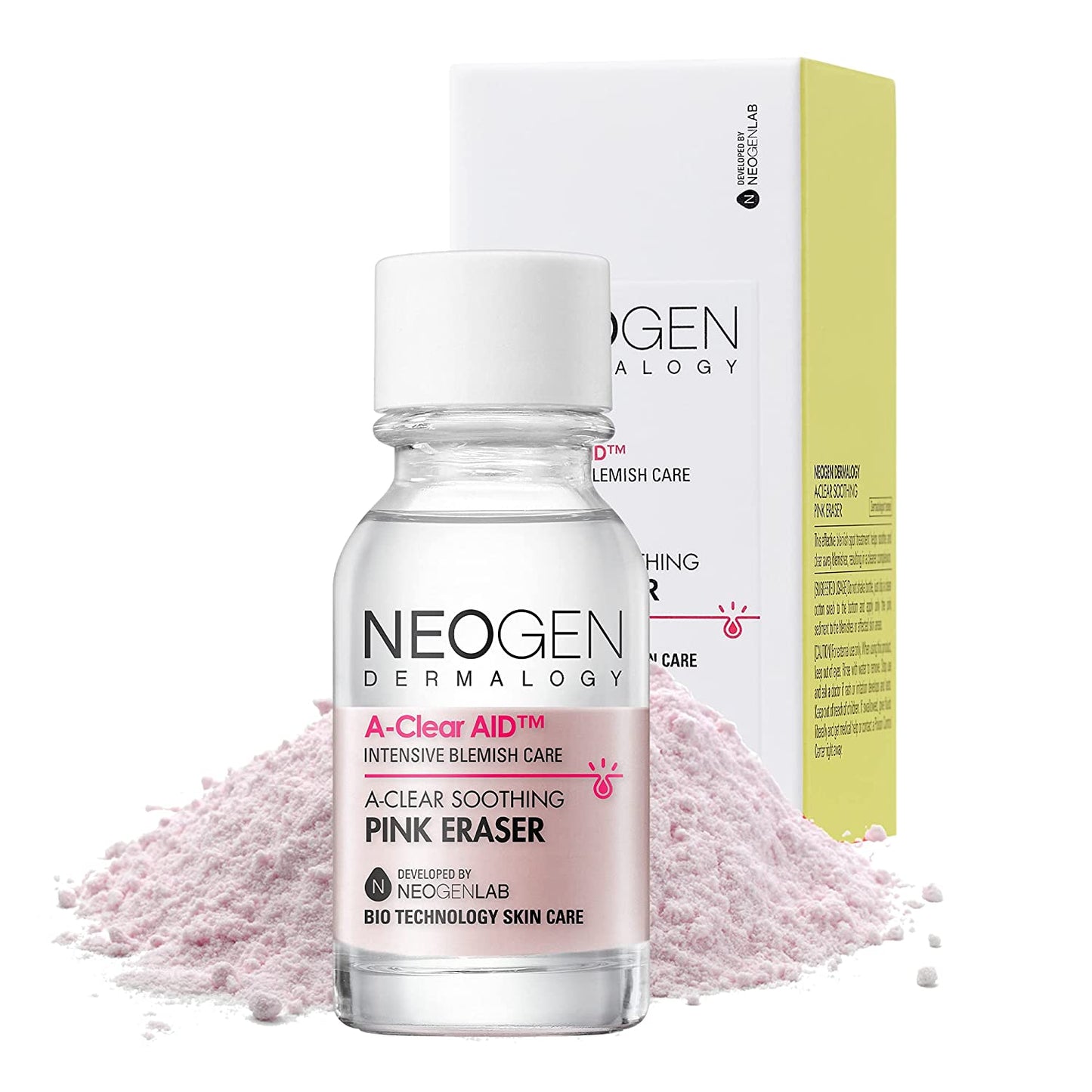 NEOGEN DERMALOGY A-CLEAR AID SOOTHING PINK ERASER 0.5 OZ / 15ML