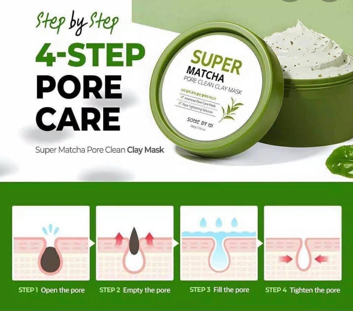 [SOME BY MI] Super Matcha Pore Clean Clay Mask