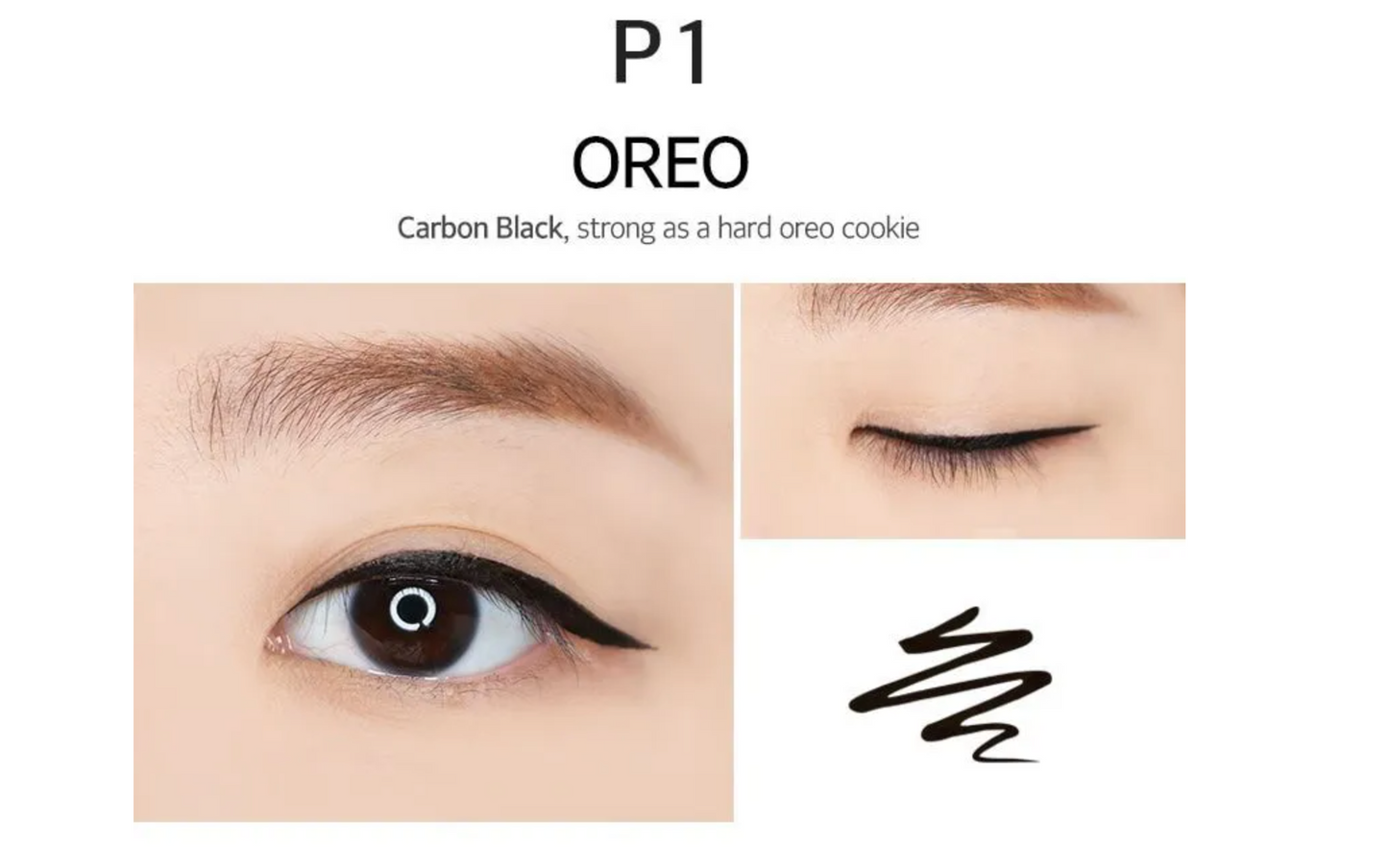 Merzy The First Pen Eyeliner # P1 Oreo 0.5g