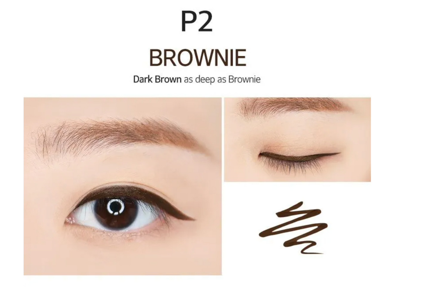 Merzy The First Pen Eyeliner # P2 Brownie 0.5g